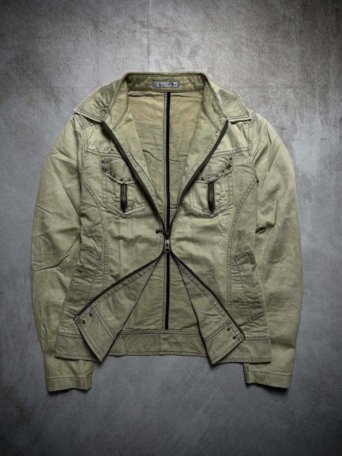 14th Addiction 2000’s Michel Klein Homme - Apocalypse Style Bikers Jacket Size US M / EU 48-50 / 2 - 3 Thumbnail