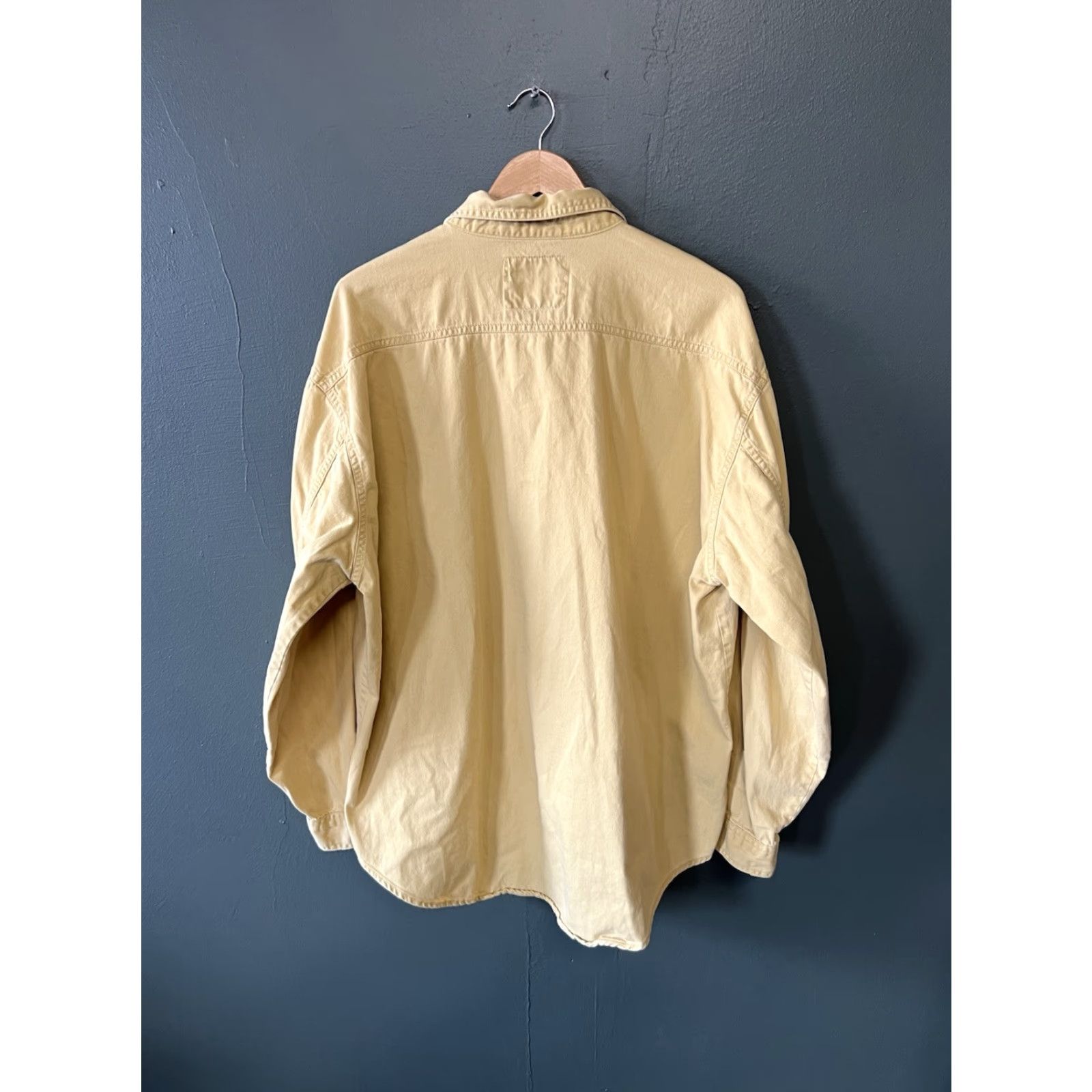 Levi's Y2K Levi's Mens Yellow Long Sleeve Double Pocket Button Up XL Size US XL / EU 56 / 4 - 2 Thumbnail