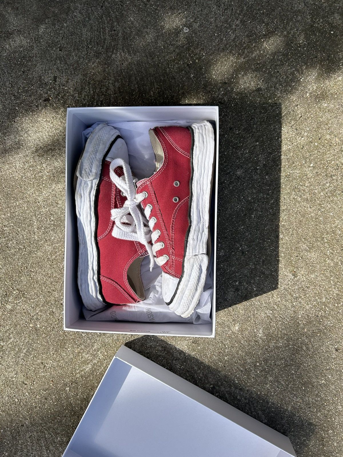 Maison MIHARA YASUHIRO Mihara red sneakers Size US 11.5 / EU 44-45 - 7 Thumbnail
