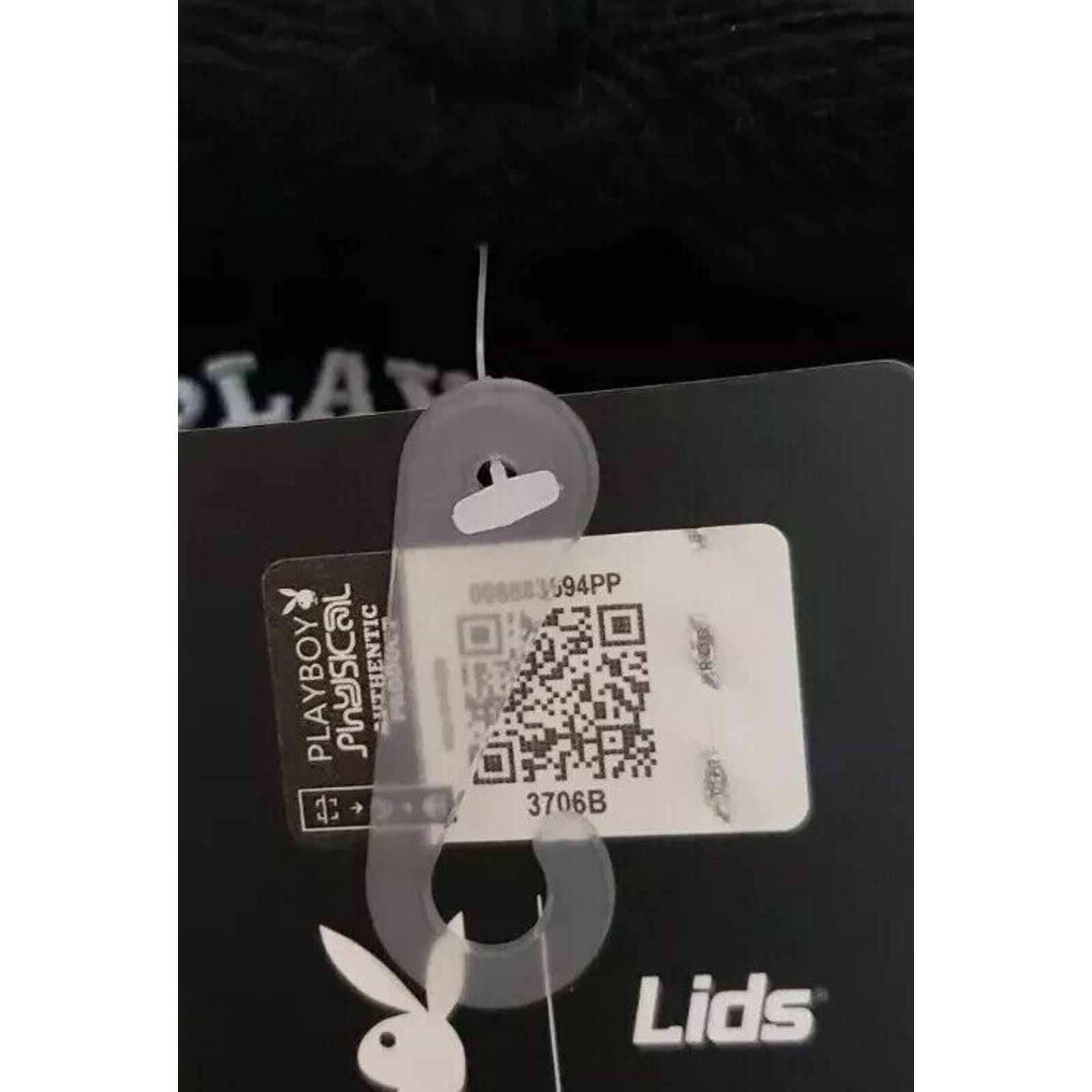 Lids Playboy Hat Cap Corduroy Dad Hat Black Tux Strap Bunny Lids Size ONE SIZE - 3 Thumbnail