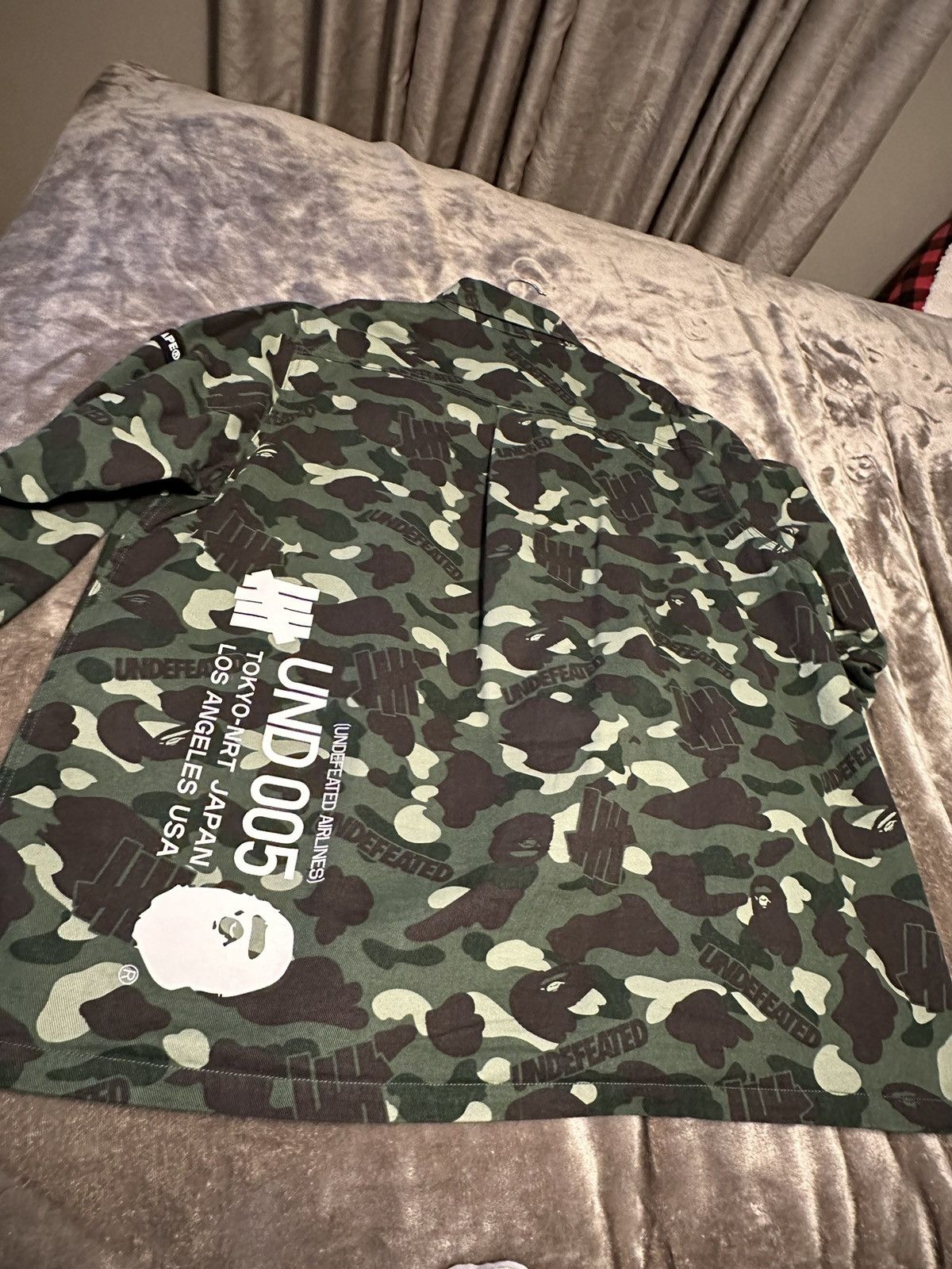 Bape × Undefeated Bape x Undefeated Color Camo Flannel Jacket Size US XXL / EU 58 / 5 - 10 Thumbnail