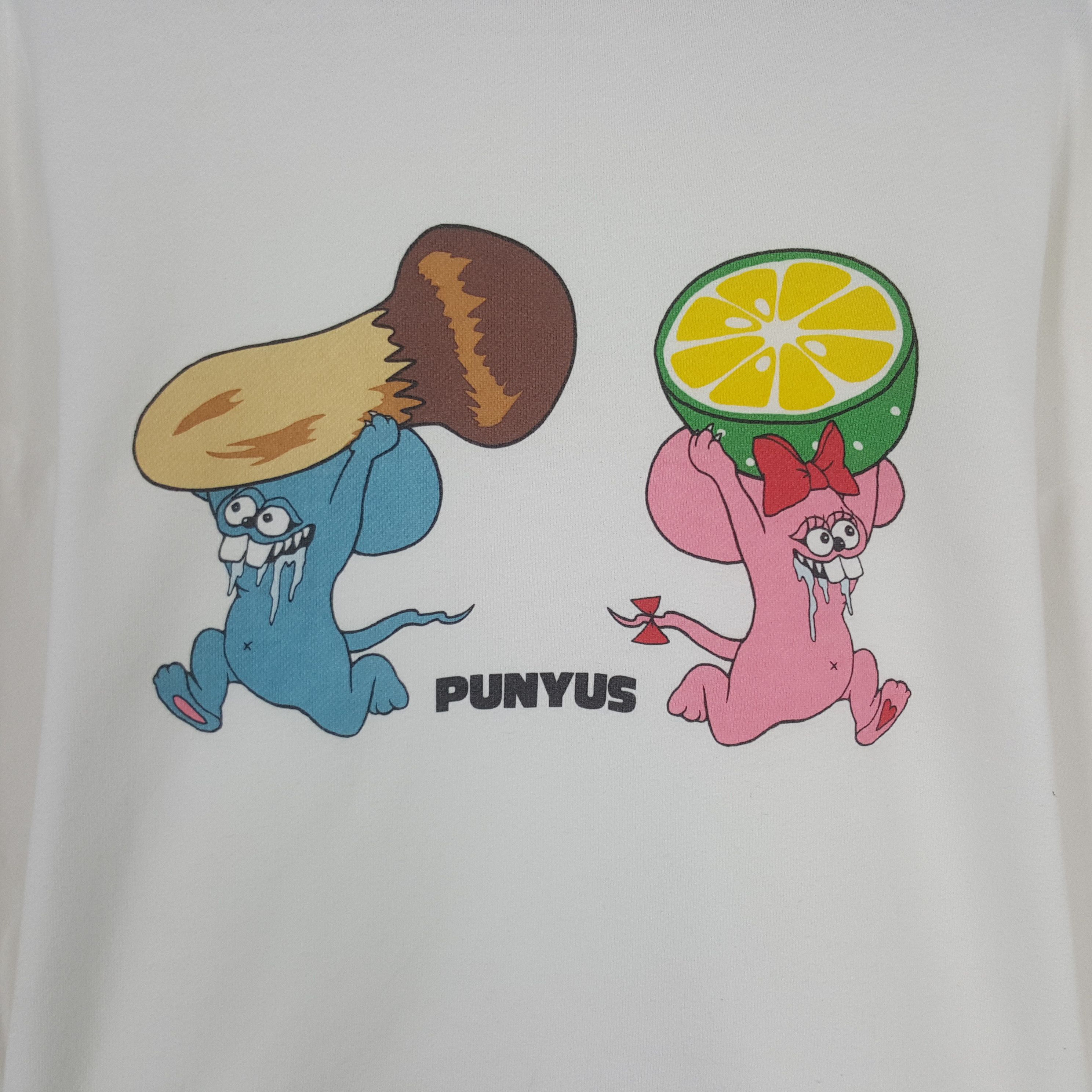 Japanese Brand × Vintage Vintage Punyus Sweatshirt Size US XL / EU 56 / 4 - 2 Thumbnail