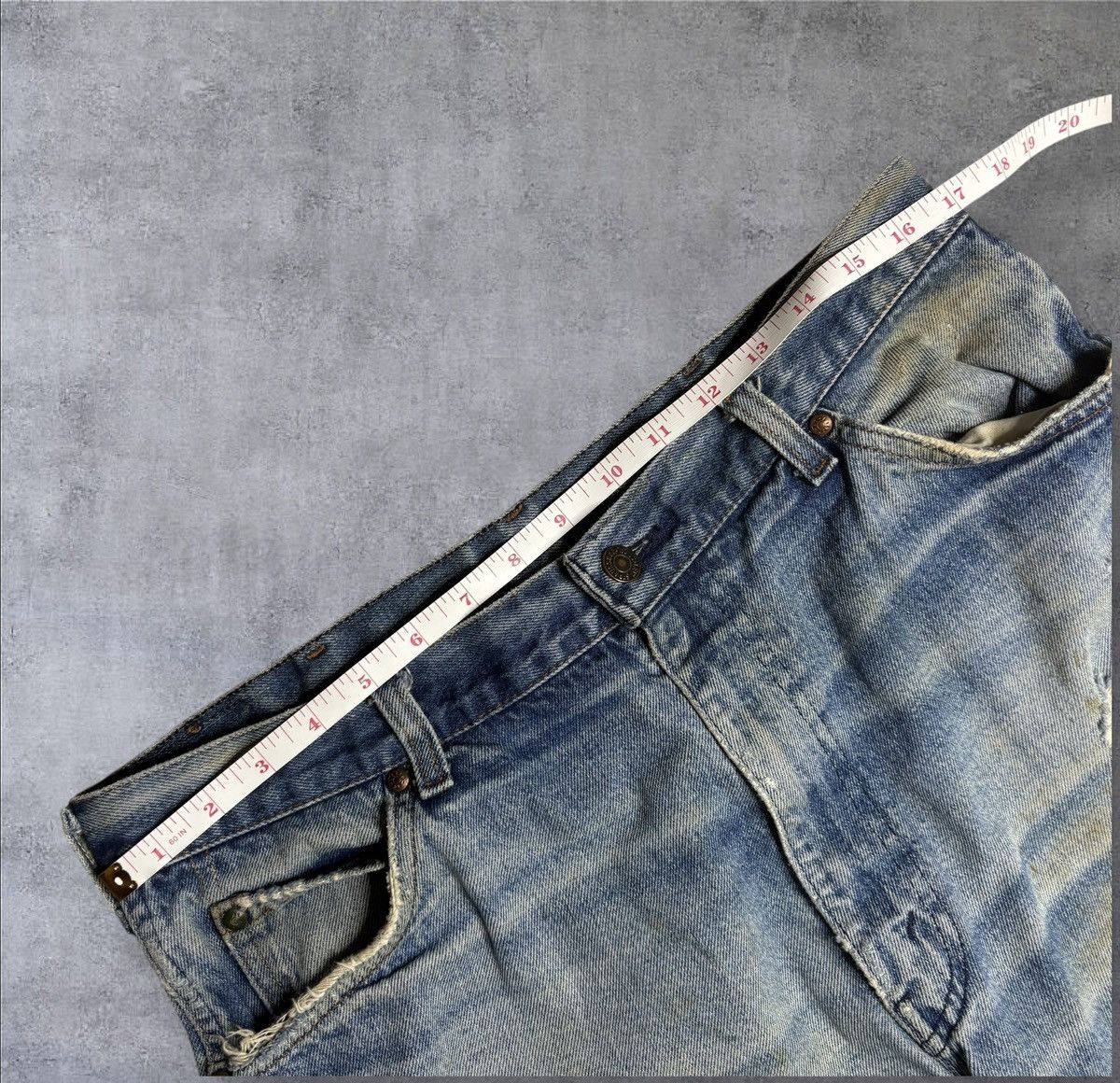 Levi's × Vintage Vintage 80s Levis 557 Cowboy Denim Jeans Size US 34 / EU 50 - 4 Thumbnail