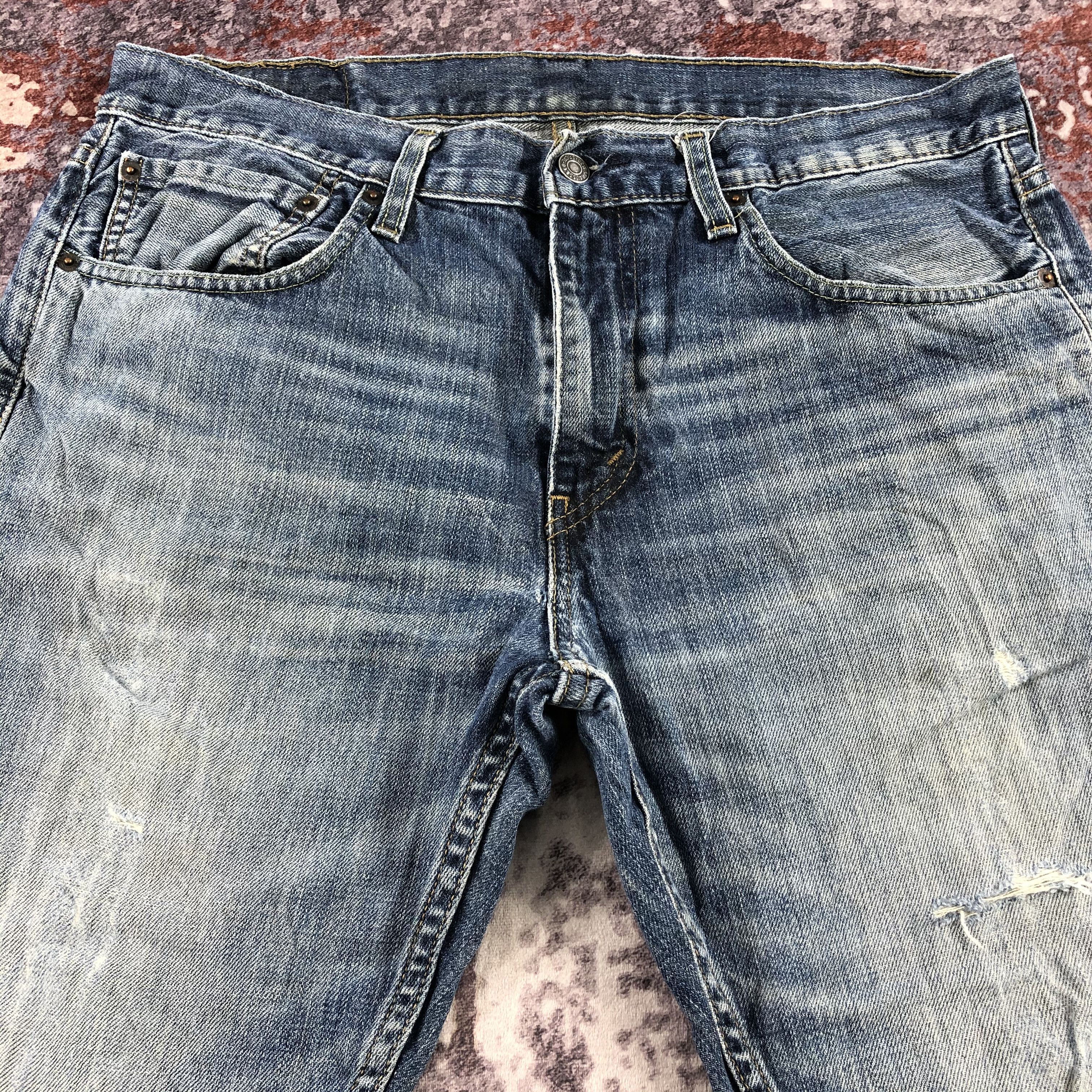 Levi's × Vintage Vintage Blue Wash Levis 527 Flare Jeans-JM3019 Size US 35 - 3 Thumbnail