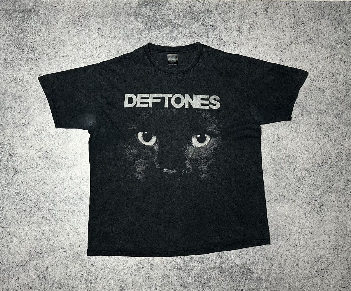 Band Tees Vintage Deftones Cat Rock Metal Band Tee Shirt Size US XL / EU 56 / 4 - 4 Thumbnail