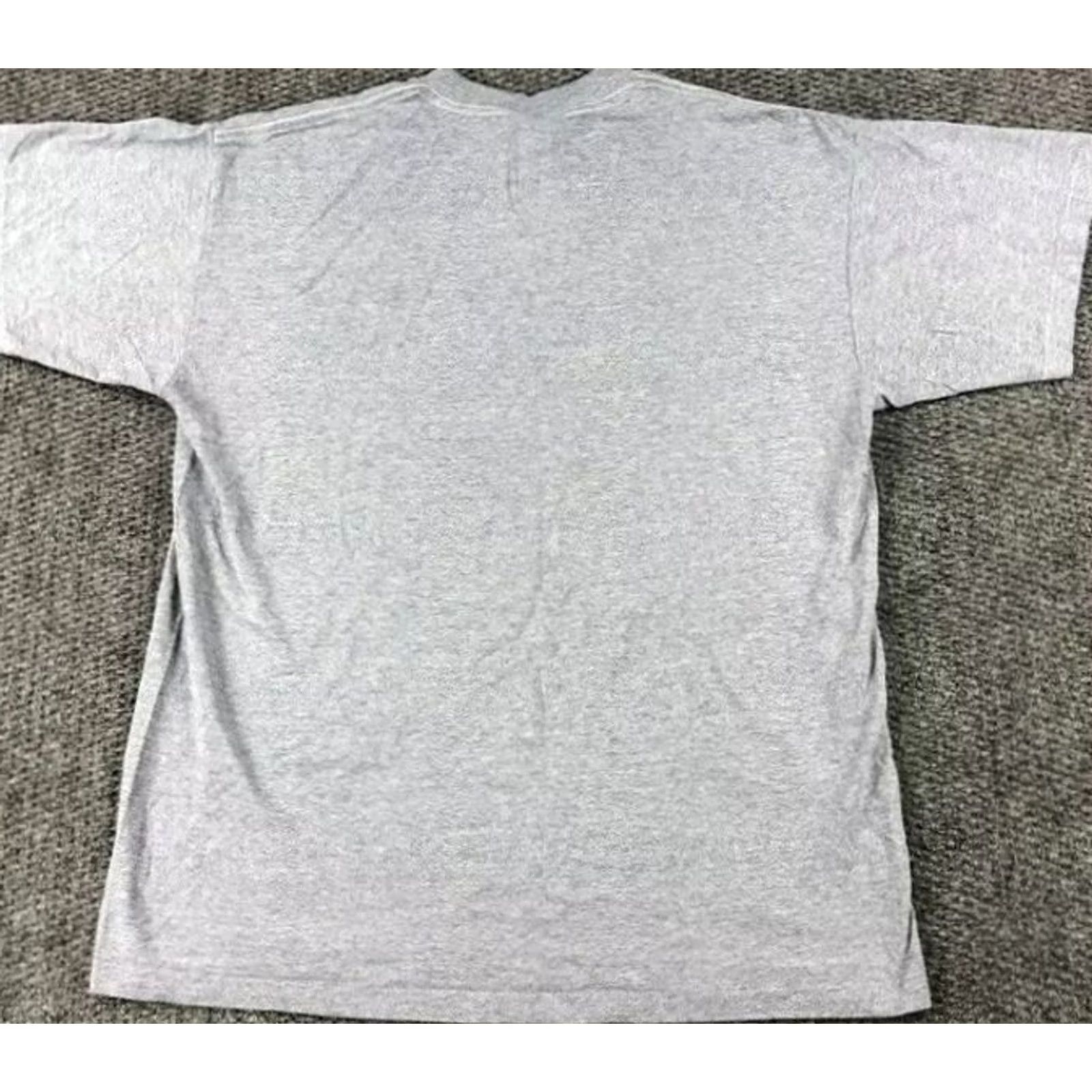 Vintage VINTAGE Signal Sport T-Shirt Mens Large Gray Blue 90s Grunge Single Stitch USA Size US L / EU 52-54 / 3 - 3 Thumbnail