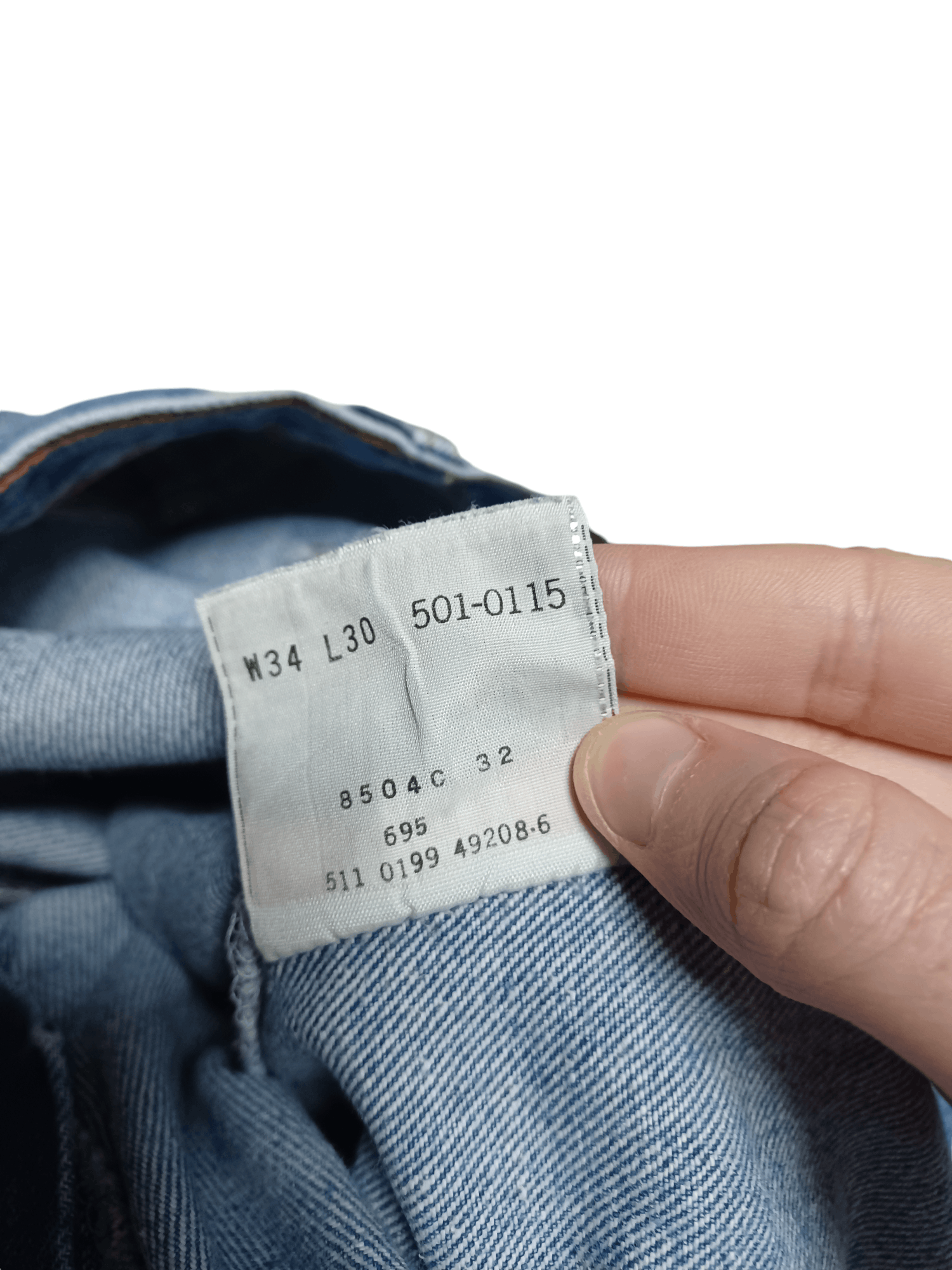 Levi's Vintage Clothing LEVIS 501 VINTAGE 90S MADE IN USA W34 L30 JEANS DENIM Size US 34 / EU 50 - 6 Thumbnail