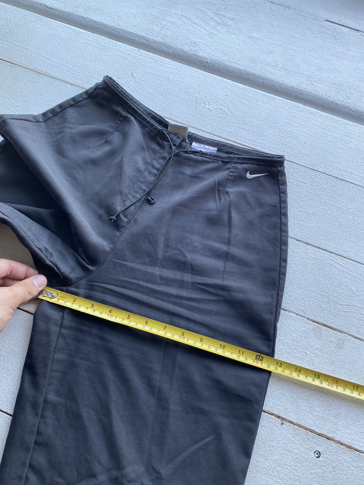 Nike 🔥Nike VNTG Baggy Relaxed Faded Black Sweatpants womens Small Size 27" / US 4 / IT 40 - 7 Thumbnail