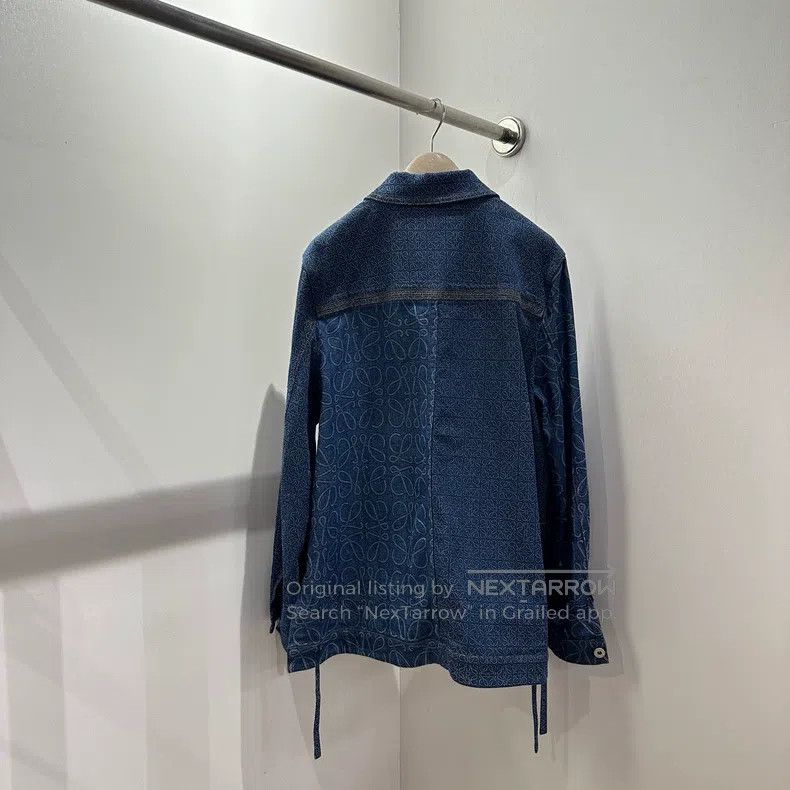 Loewe Loewe Denim Pouch with Full Logo Embroidery Size XS / US 0-2 / IT 36-38 - 2 Thumbnail