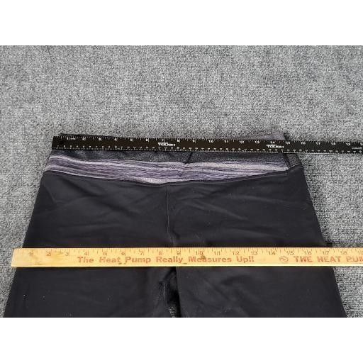 Lululemon Lululemon Dharana Yoga Crop Pants Women Sz 10 Black Gray Cas Size 32" / US 10 / IT 46 - 5 Thumbnail