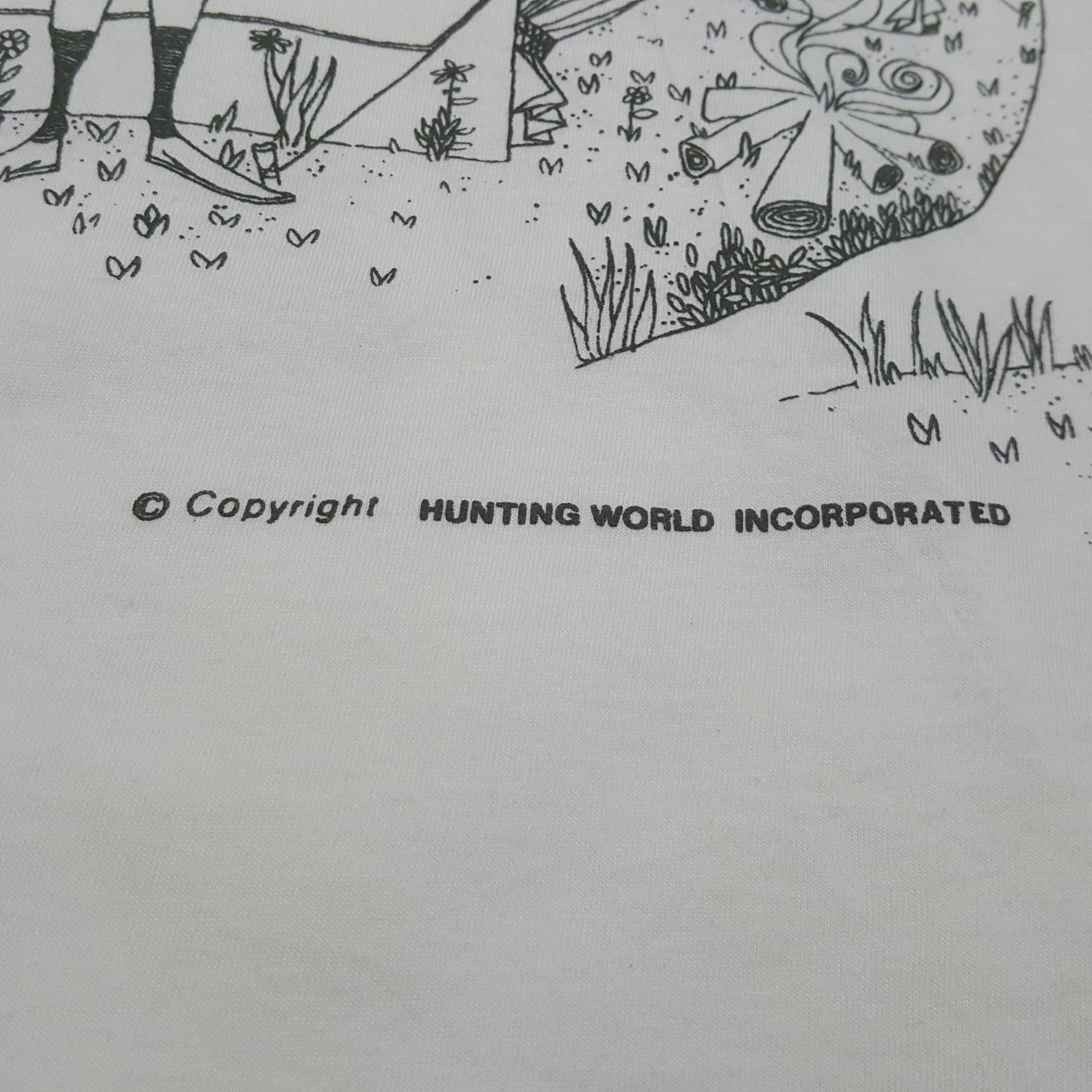 Vintage Hunting World Art Design Style Tshirt RR17 Size M / US 6-8 / IT 42-44 - 5 Thumbnail