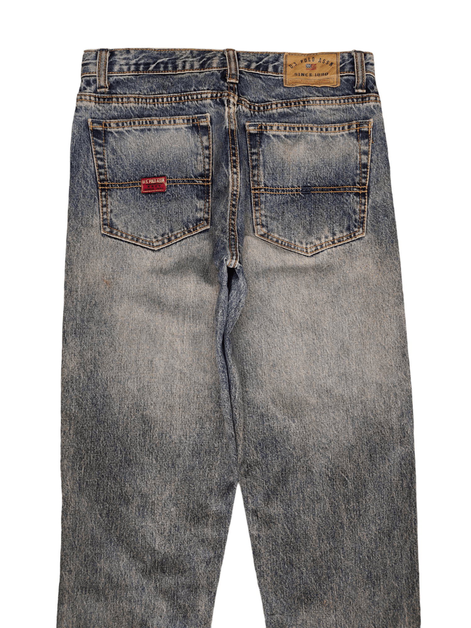 U.S. Polo Assn. Vintage Y2k U.S. Polo Assn. Destroy Distressed Denim Jeans Size US 30 / EU 46 - 11 Thumbnail