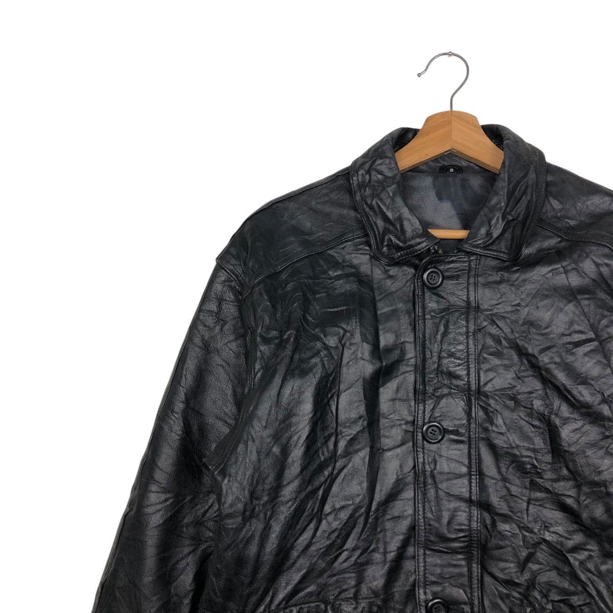 Japanese Brand 📌Vintage Biker Genuine Leather Jacket Issey Miyake Size US S / EU 44-46 / 1 - 8 Thumbnail
