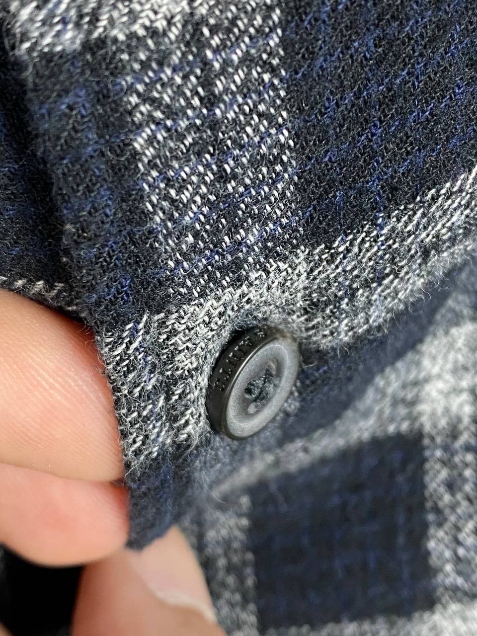 Allsaints Allsaints Prinzen Flannel Checkered Shirt Black Size M Size US M / EU 48-50 / 2 - 8 Thumbnail