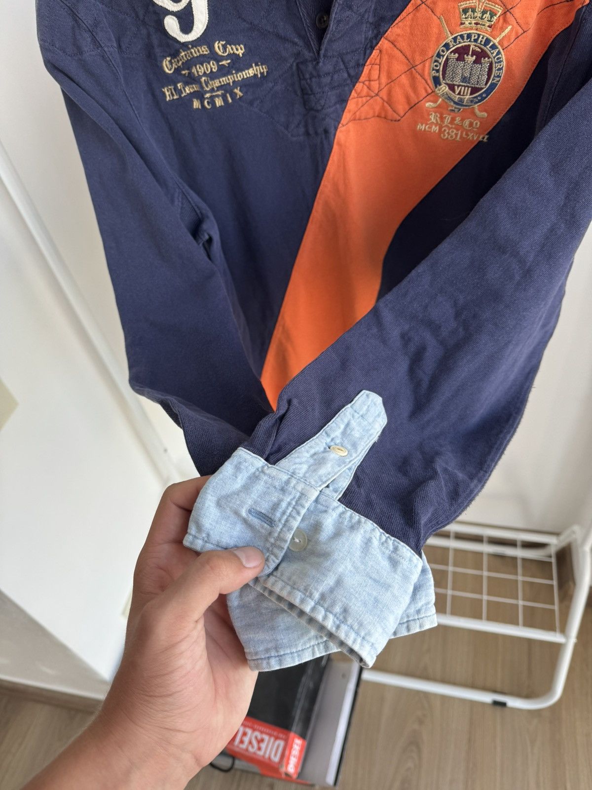 Polo Ralph Lauren Polo Ralph Lauren Captains Cup RP Team Polo Long Sleeve Size US L / EU 52-54 / 3 - 5 Thumbnail