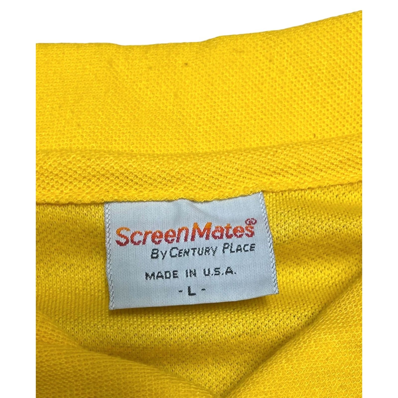 Vintage VINTAGE ScreenMates Yellow Polo Shirt L Men’s USA Lions 80s Polo Shirt Short Sleeve Button-Down Collar Polo Mens Yellow Lions USA 80’s Size US L / EU 52-54 / 3 - 7 Thumbnail