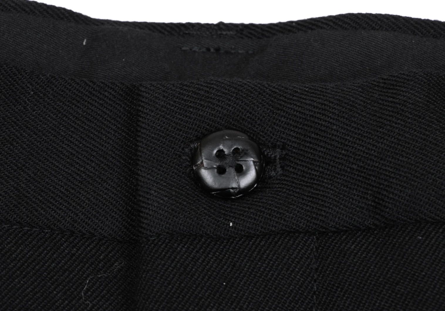Yohji Yamamoto Yohji Yamamoto Wool Tuck Straight Pants Black size 3 Size US 34 / EU 50 - 3 Thumbnail