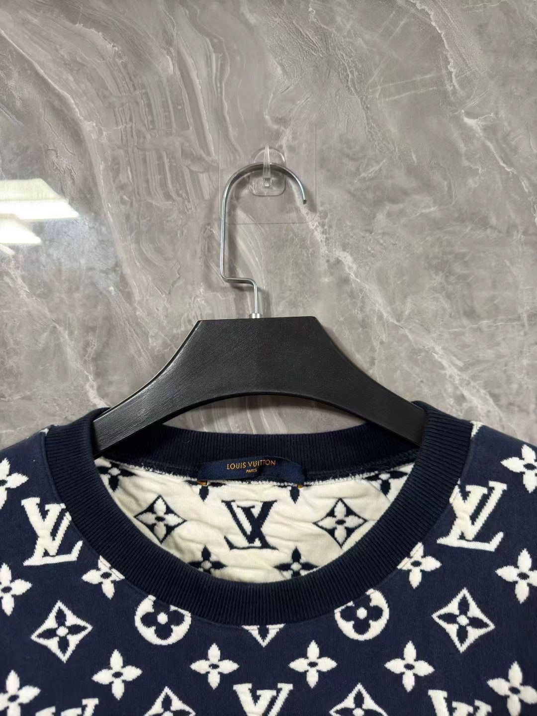 Louis Vuitton LOUIS VUITTON Jacquard Crew Neck Sweater/Sweatshirt Size US XL / EU 56 / 4 - 3 Thumbnail
