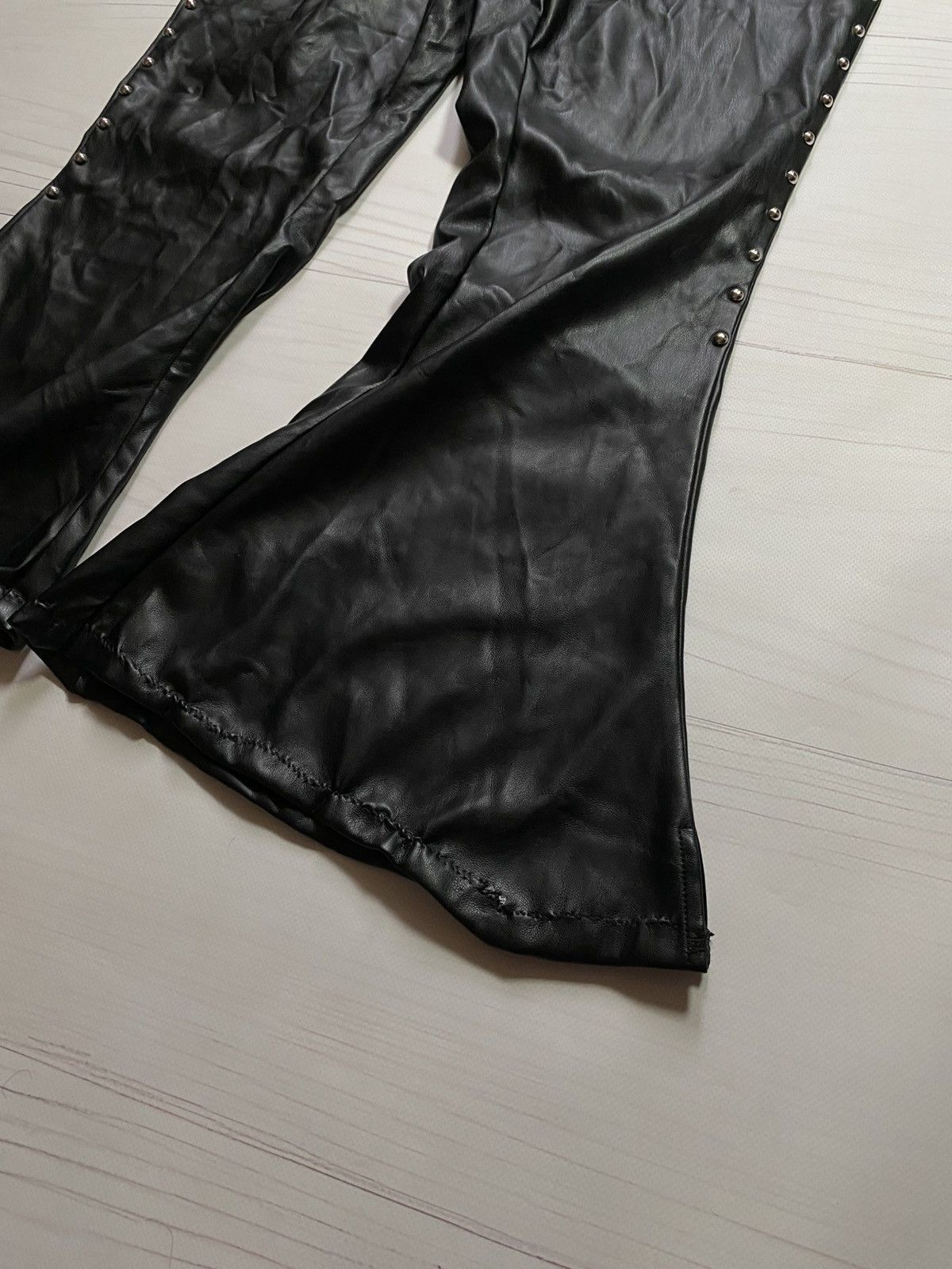 Killstar Killstar faux leather flared gothic pants Size 27" / US 4 / IT 40 - 9 Thumbnail