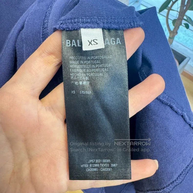 Balenciaga Balenciaga Free Embroidered Black Short Sleeve Size US XS / EU 42 / 0 - 4 Thumbnail