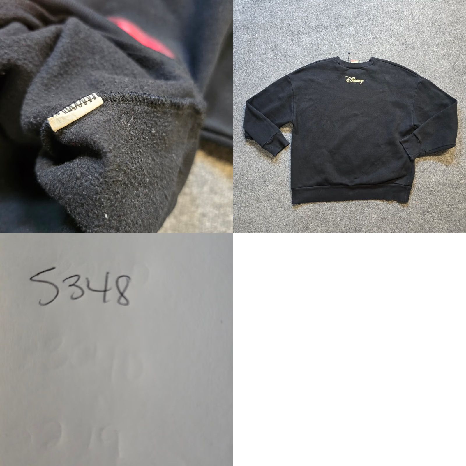 Zara Zara Sweater Womens M Black Disney Mickey Mouse Rainbow Cropped Casual Size M / US 6-8 / IT 42-44 - 8 Thumbnail