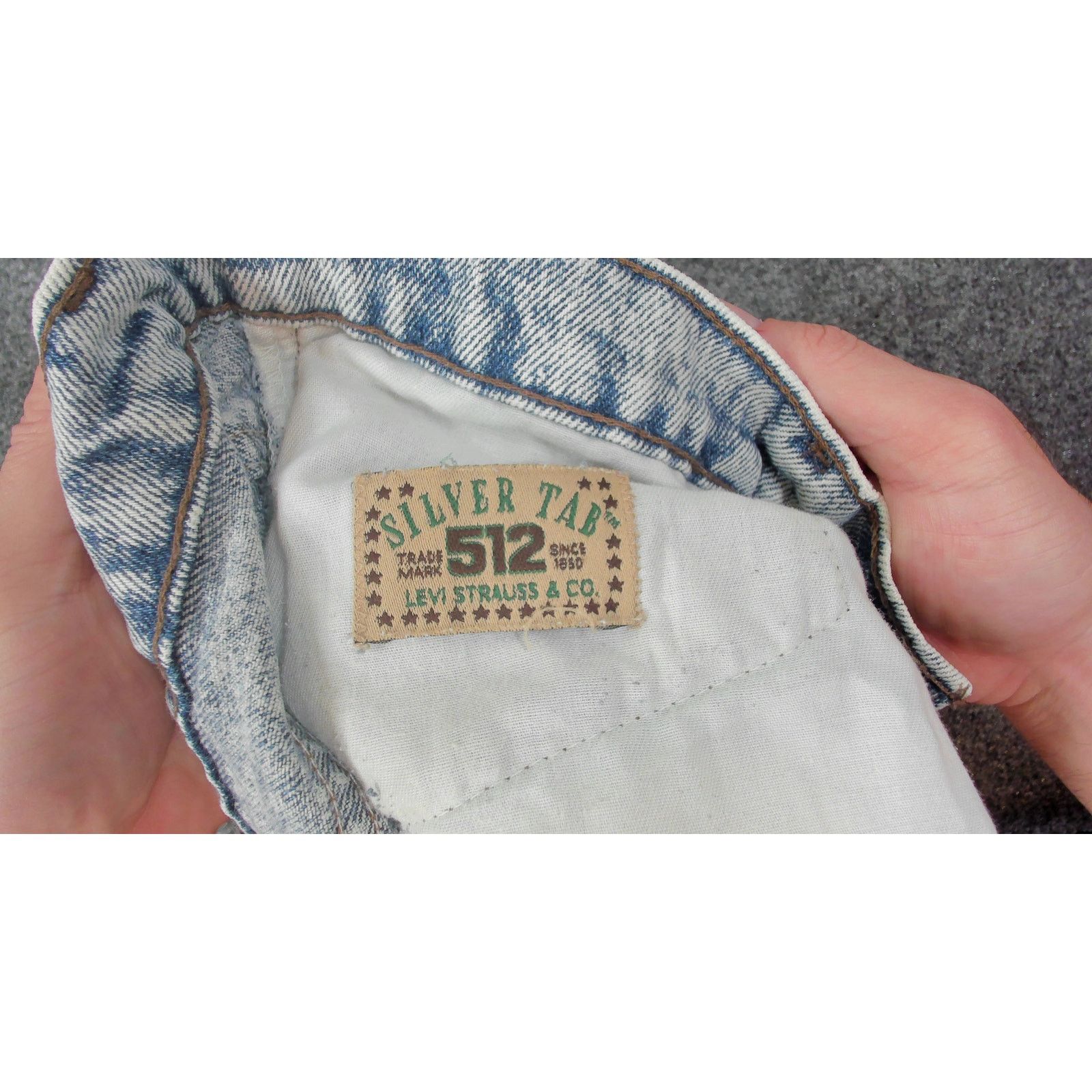 Levi's 1990 Levi's SilverTab 512 Acid Wash Jeans Size US 33 - 7 Thumbnail