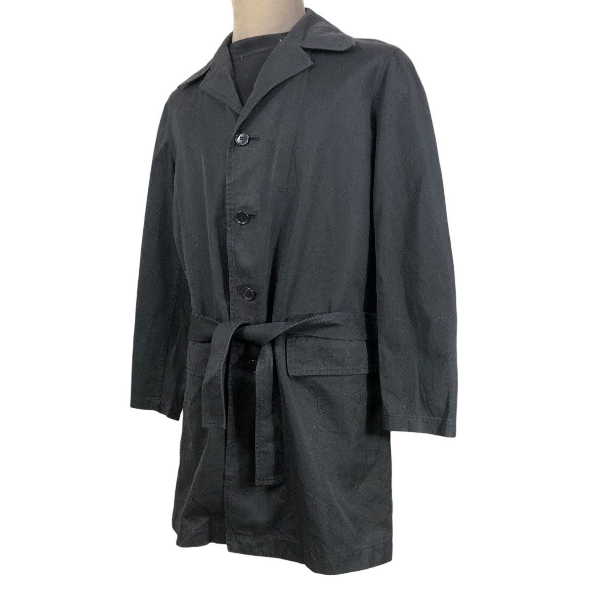 Yohji Yamamoto Vintage Y’s For Men Yohji Yamamoto 2002 S/S Car Coat Size US L / EU 52-54 / 3 - 2 Thumbnail