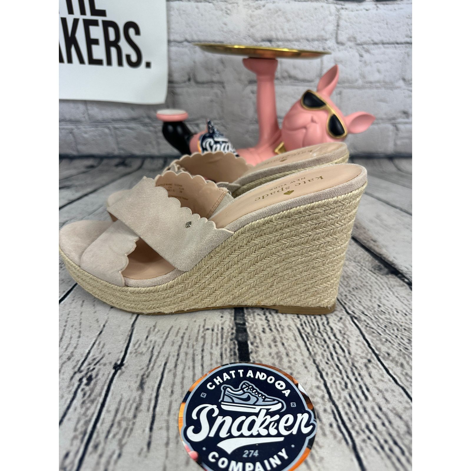 Kate Spade Kate Spade Tegan Wedge Sandals Espadrilles Heel Womens 8.5 Size US 8.5 / IT 38.5 - 3 Thumbnail