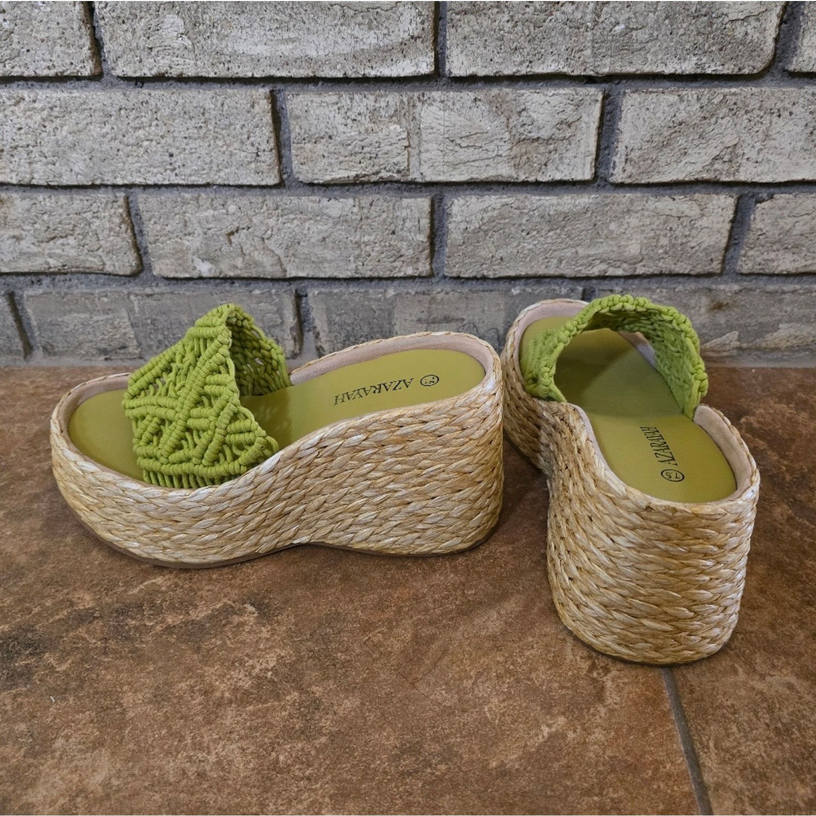 Other Avocado | AZARAYAH | Thick Love Platform Sandal Size US 7.5 / IT 37.5 - 3 Thumbnail