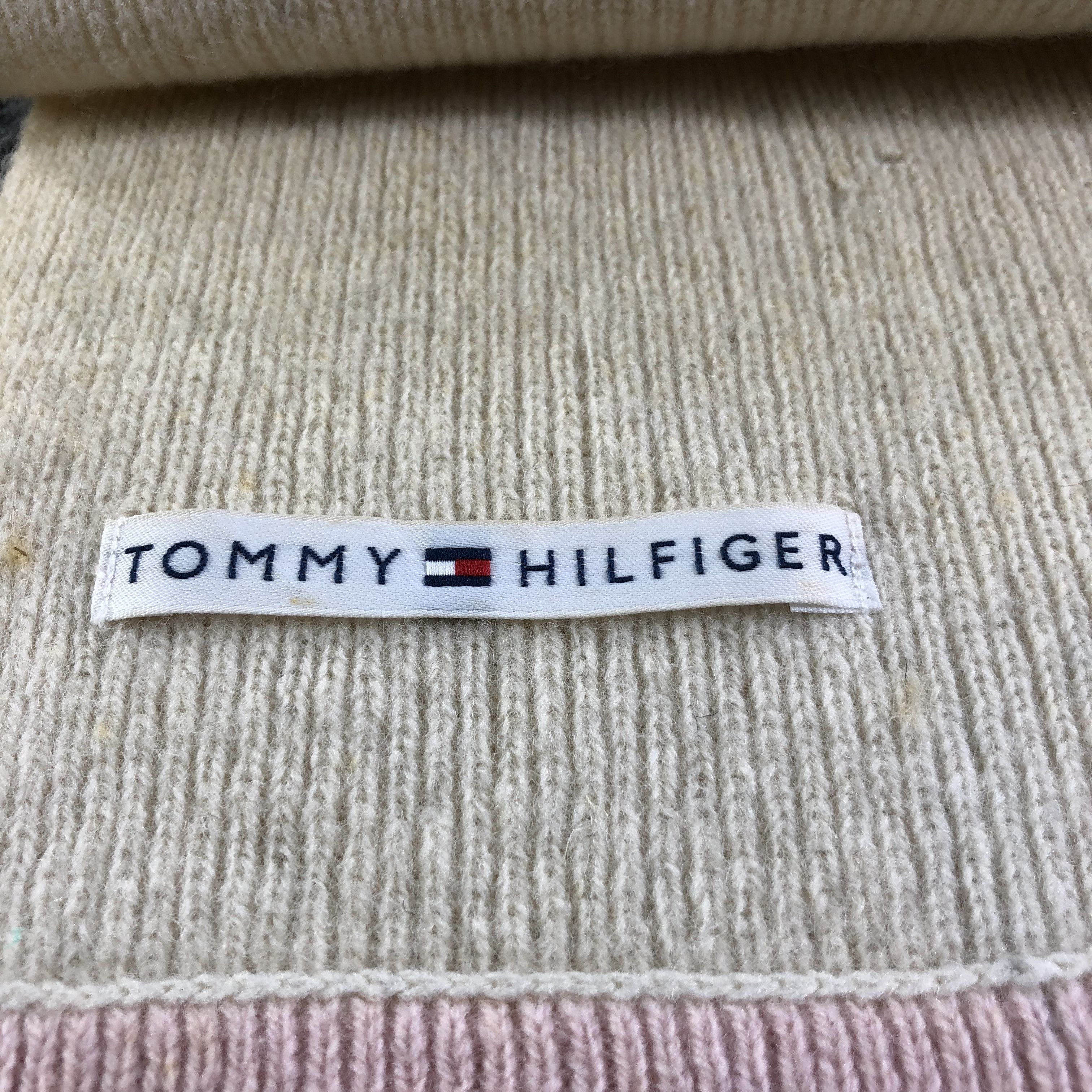Tommy Hilfiger Tommy Hilfiger Wool Scarf Muffler V1275 Size ONE SIZE - 5 Thumbnail