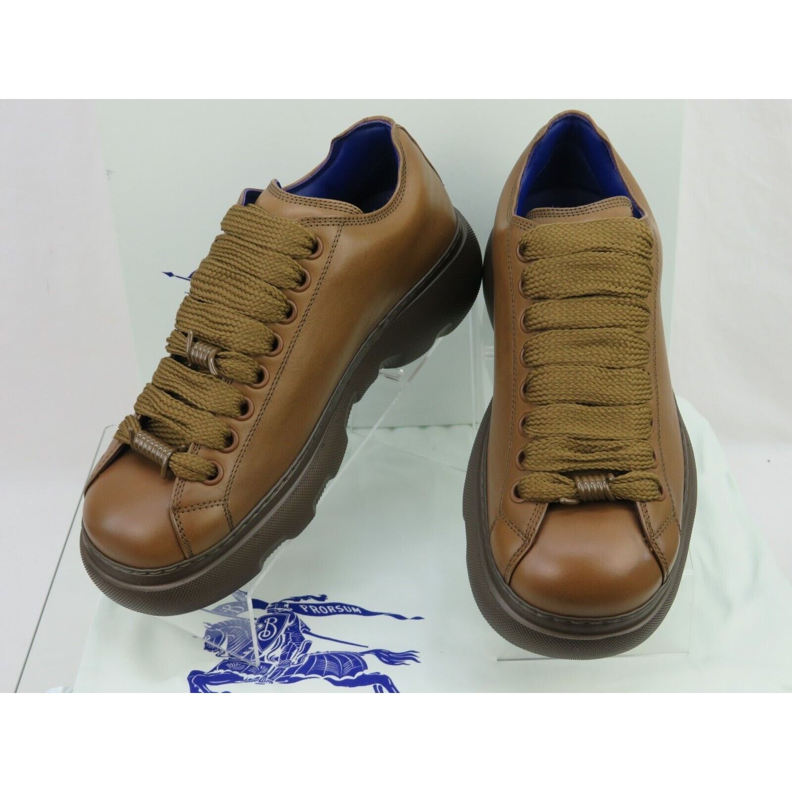Burberry BURBERRY RANGER BROWN LEATHER HIKING BOOTS US 12.5 45.5 IT Size US 12.5 / EU 45-46 - 4 Thumbnail