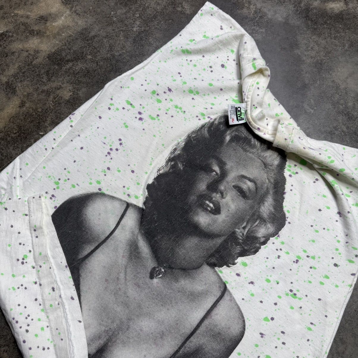 Vintage vintage Marilyn Monroe painter tabk top tshirt Size US XL / EU 56 / 4 - 7 Thumbnail