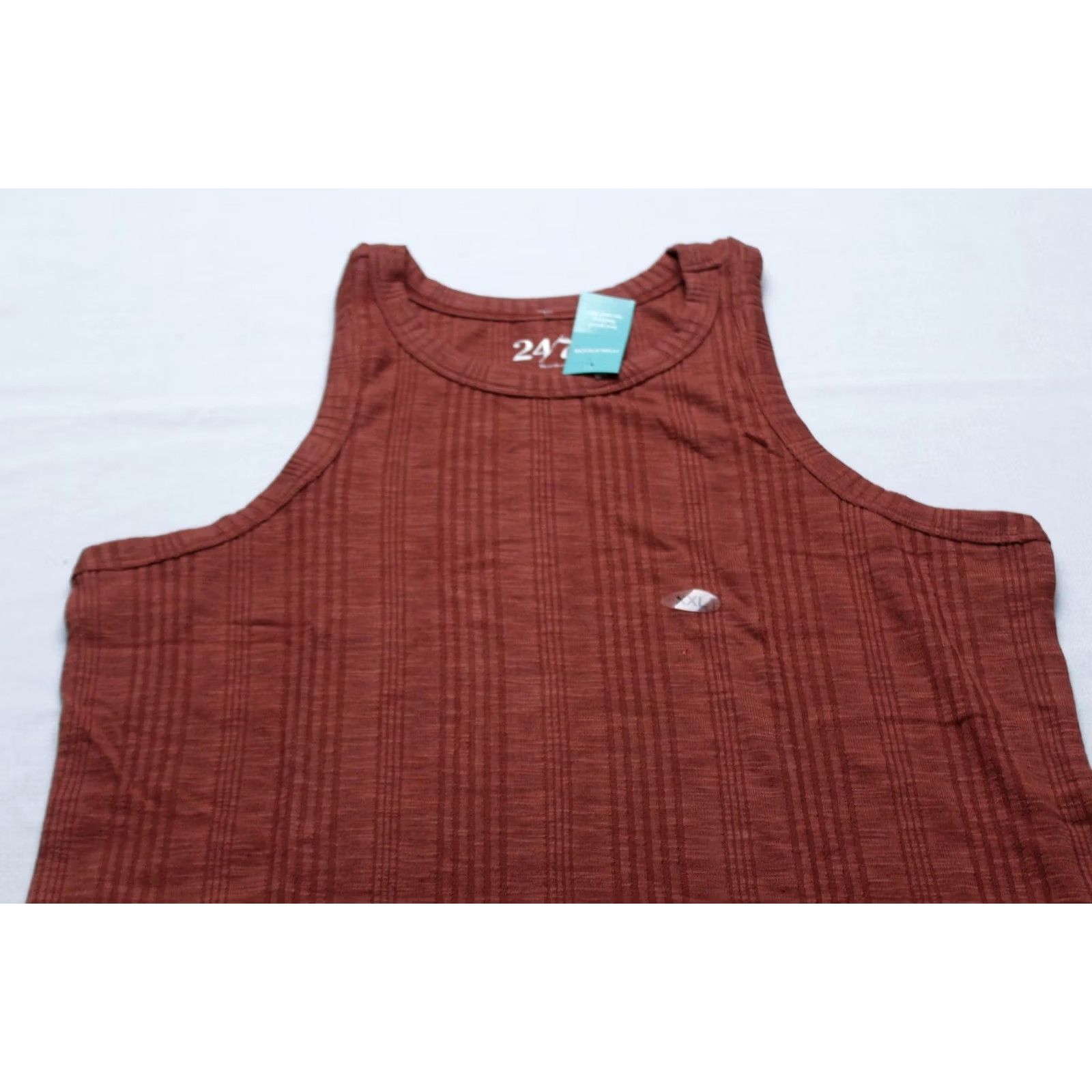 Vintage Maurices Women's 24/7 Highline Variegated Ribbed Tank Top Brown Size 2XL NC3 Size XXL / US 16-18 / IT 52-54 - 2 Thumbnail