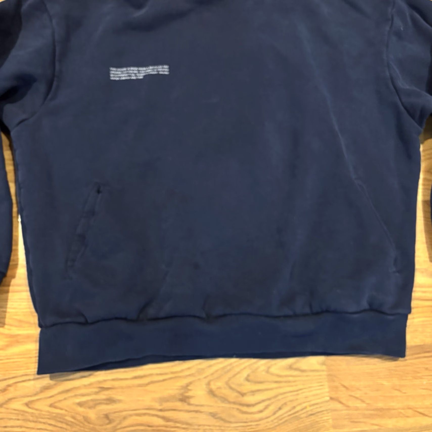 Pangaia Pangaia Sweatshirt Hoodie Unisex Small Navy Blue Organic Cotton Logo Slim Fit Activewear Hoodie Mens Womens Size S / US 4 / IT 40 - 4 Thumbnail