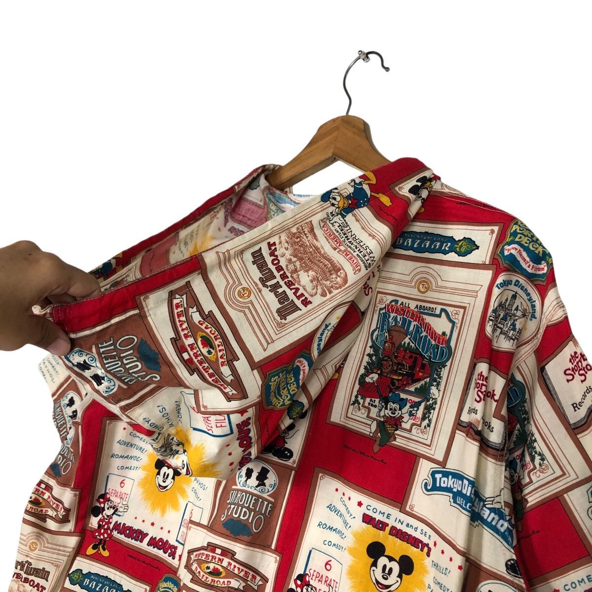 Cartoon Network 📌Short Sleeve Hoodie Jacket Tokyo Disneyland Overprint Size US M / EU 48-50 / 2 - 11 Thumbnail