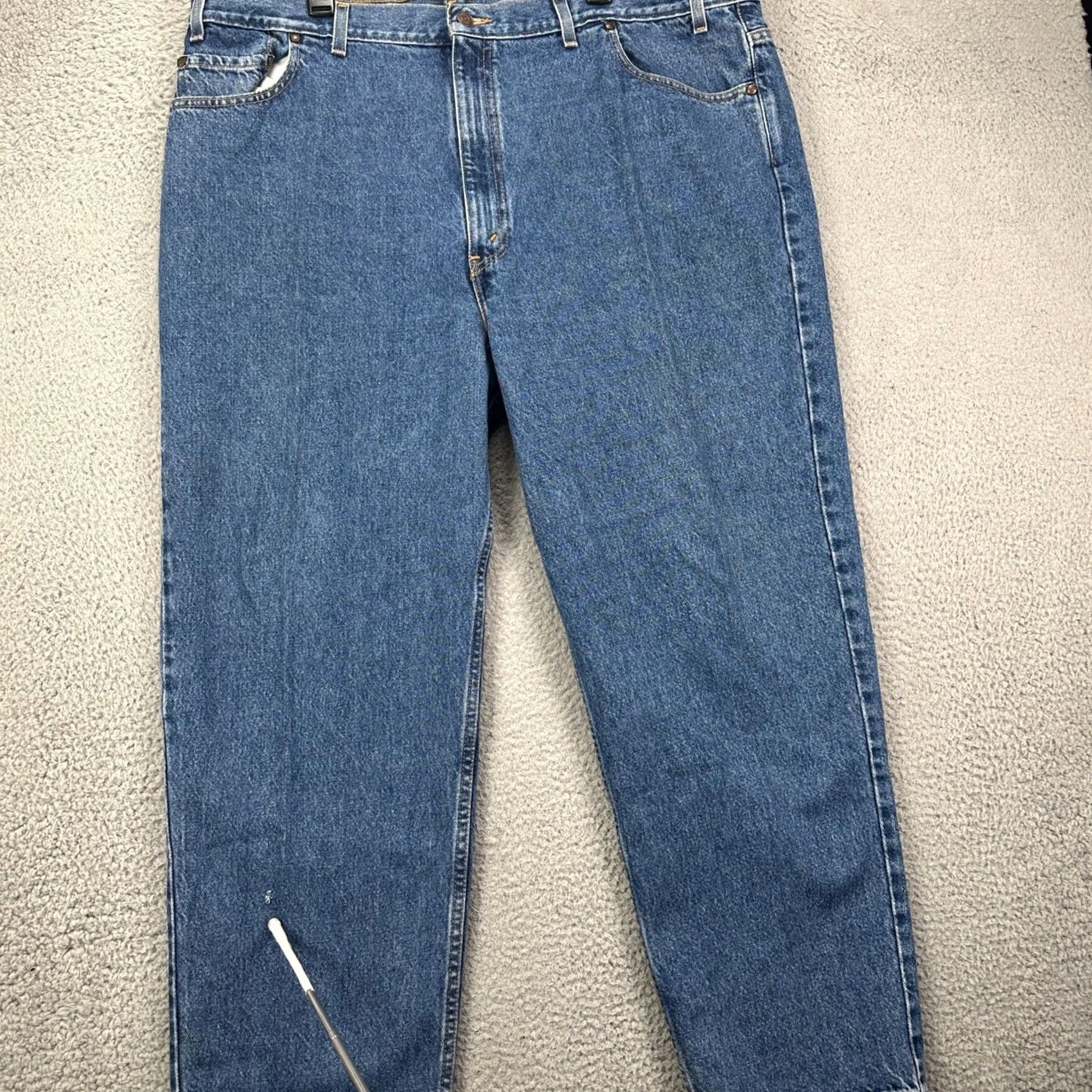 Levi's VINTAGE Levi's 540 Jeans Mens Relaxed Straight Denim 46X30 Blue Orange Tab 100% Cotton Size US 30 / EU 46 - 7 Thumbnail