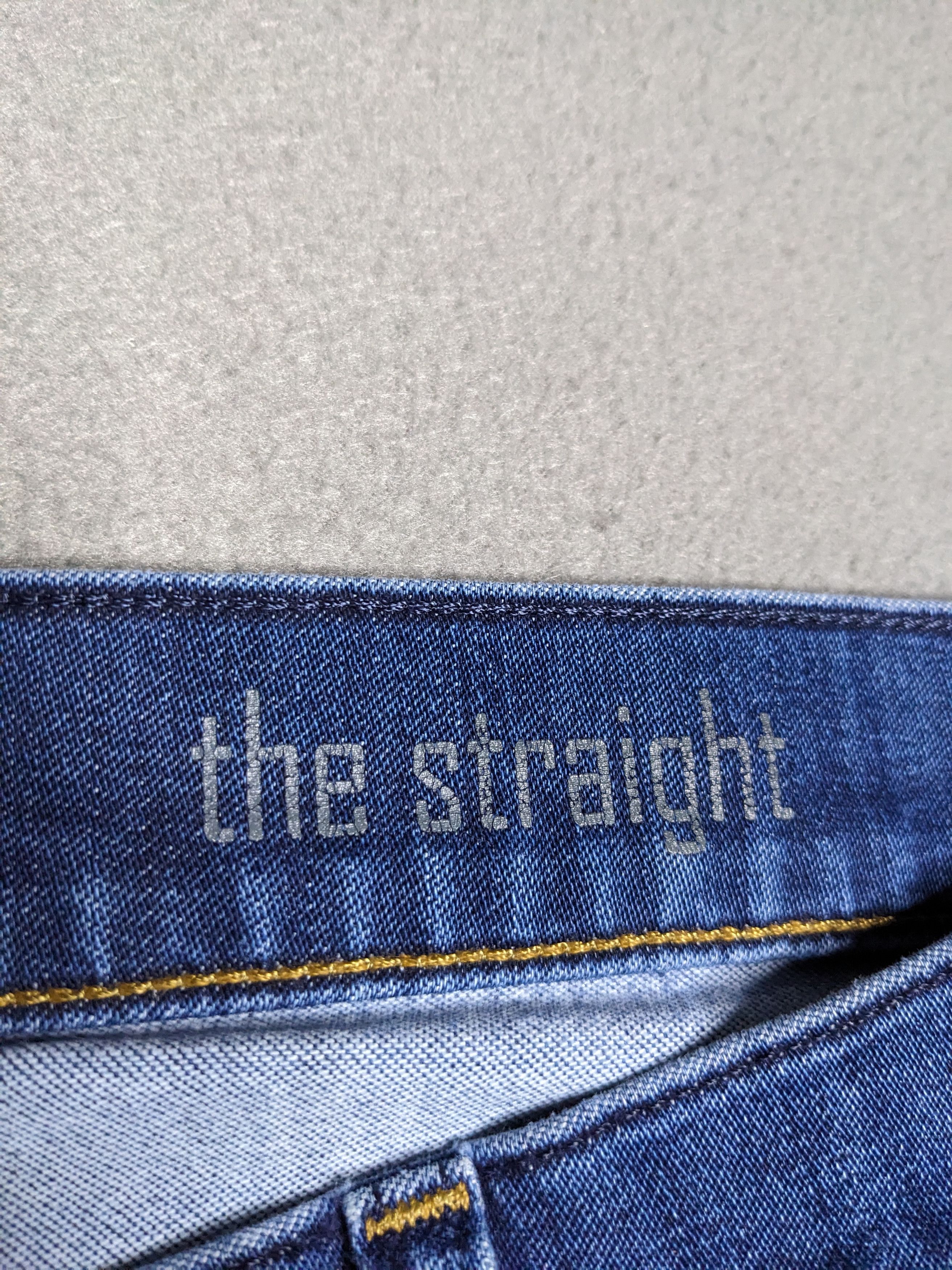 7 For All Mankind 7 For All Mankind Straight Luxe Performance Jeans 35x33 Size US 35 - 14 Thumbnail