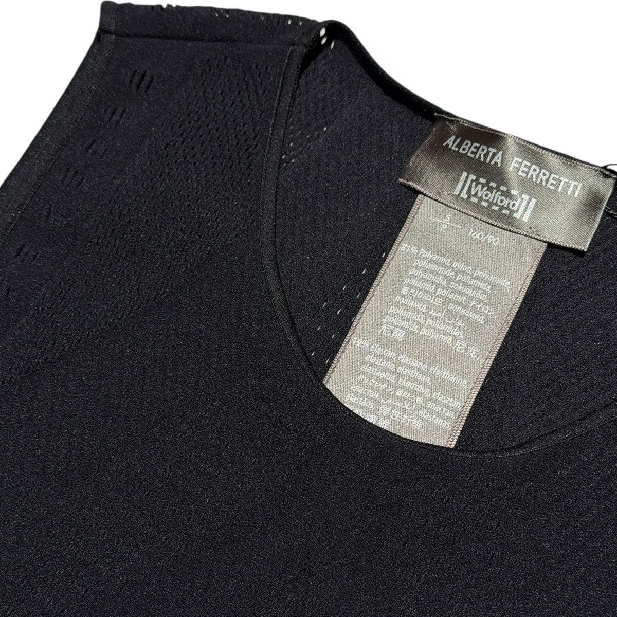 Wolford Alberta ferretti ajoure net stretch dress Size S / US 4 / IT 40 - 2 Thumbnail