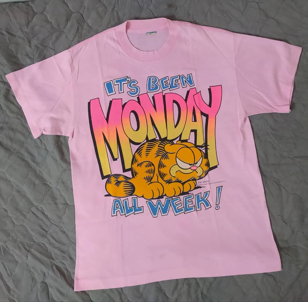 Vintage Vintage 70an Garfield Size US M / EU 48-50 / 2 - 1 Thumbnail