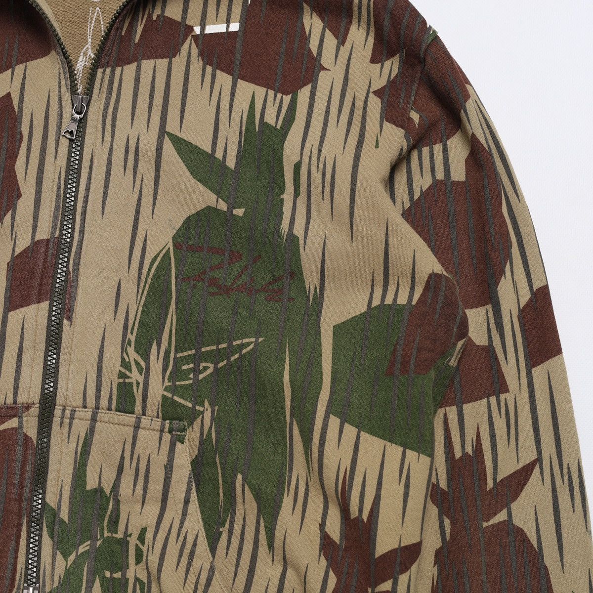 Maharishi Maharishi x Futura 00s Vintage Camo Printed Zip Hoodie Rare Size US L / EU 52-54 / 3 - 4 Thumbnail