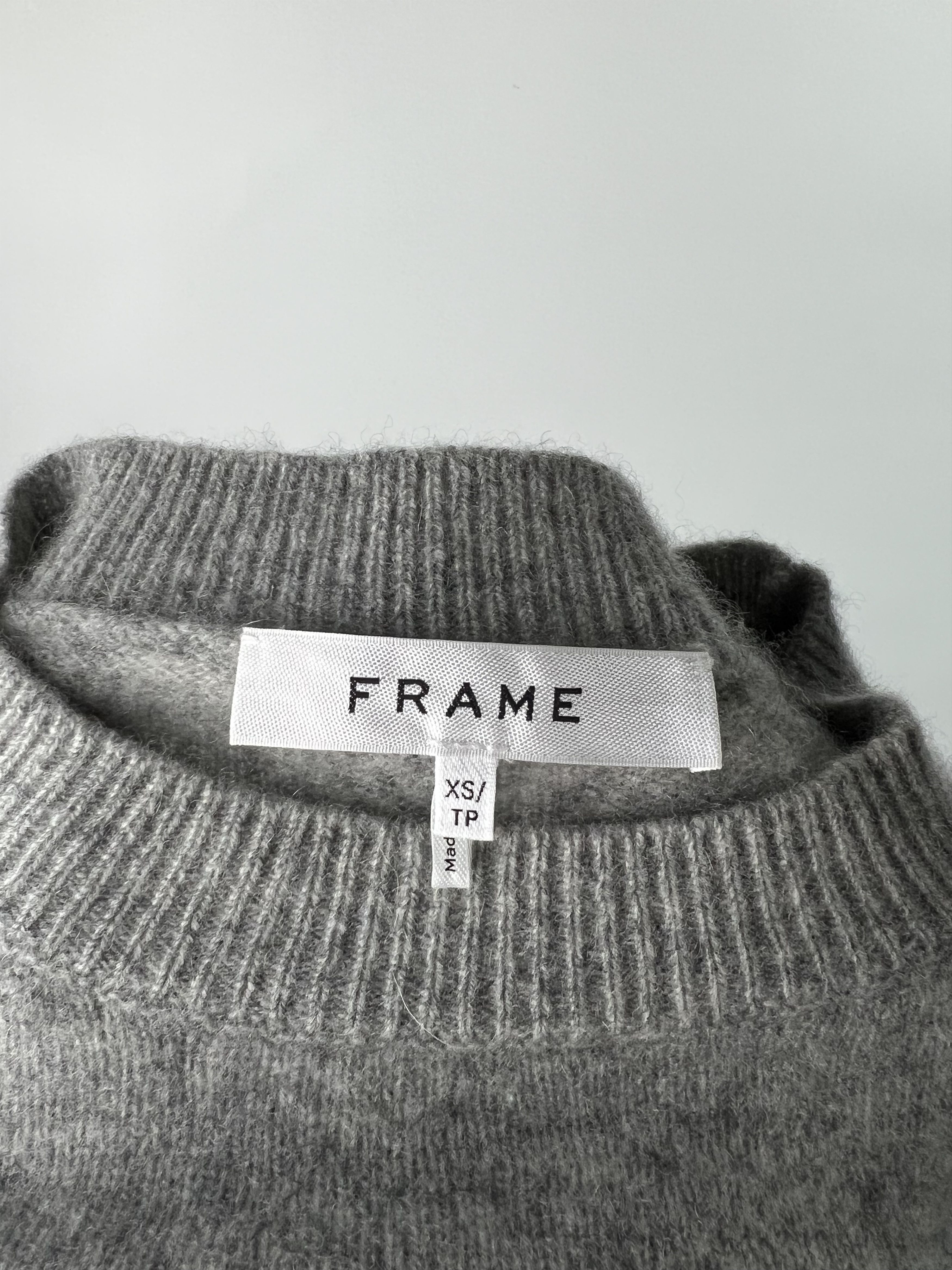 Frame Frame Ruffle-Shoulder 100% Cashmere Sweater Size XS Size XS / US 0-2 / IT 36-38 - 4 Thumbnail