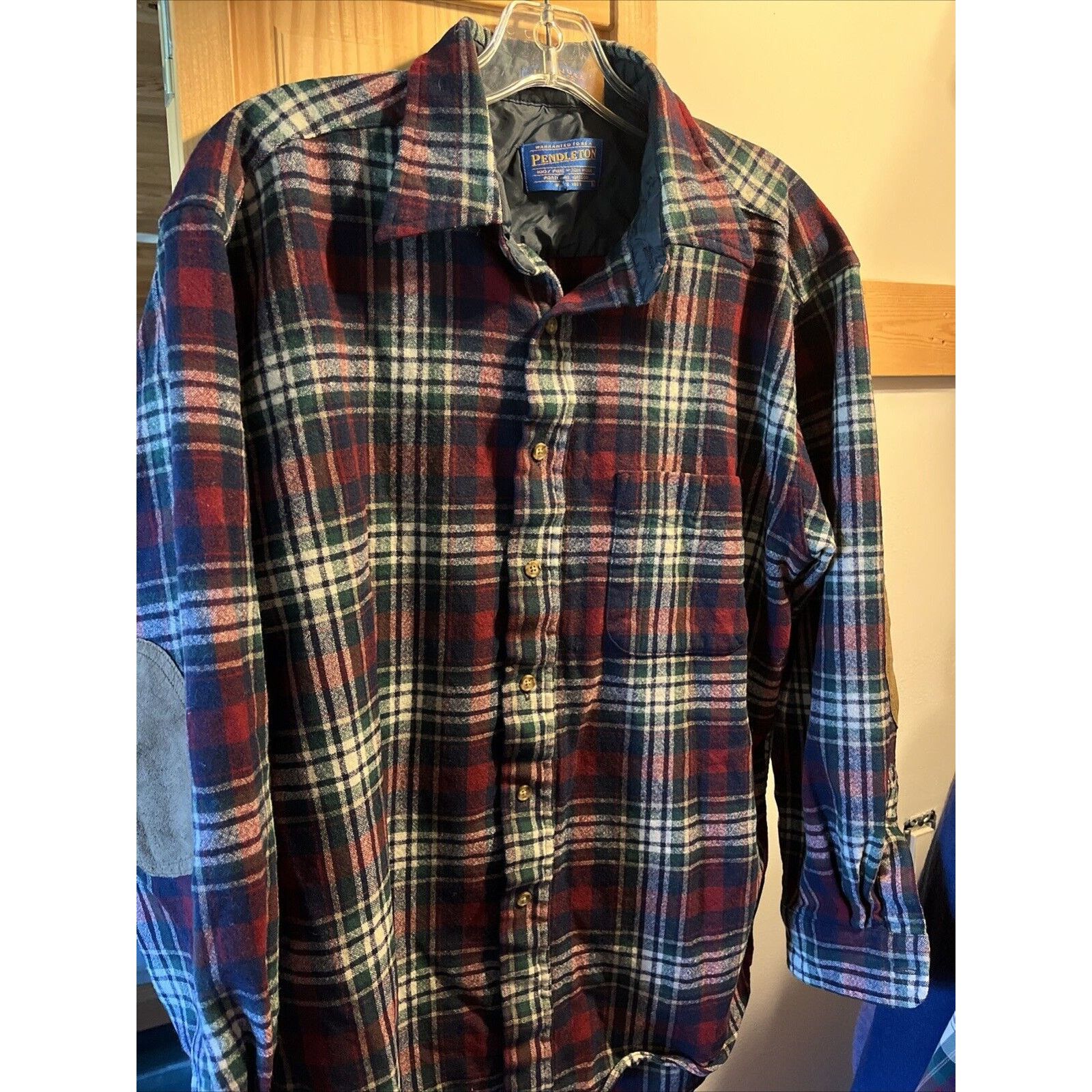 Pendleton Pendleton Men's Shirt L Red Plaid Button Wool Outdoor Travel Size US L / EU 52-54 / 3 - 2 Thumbnail