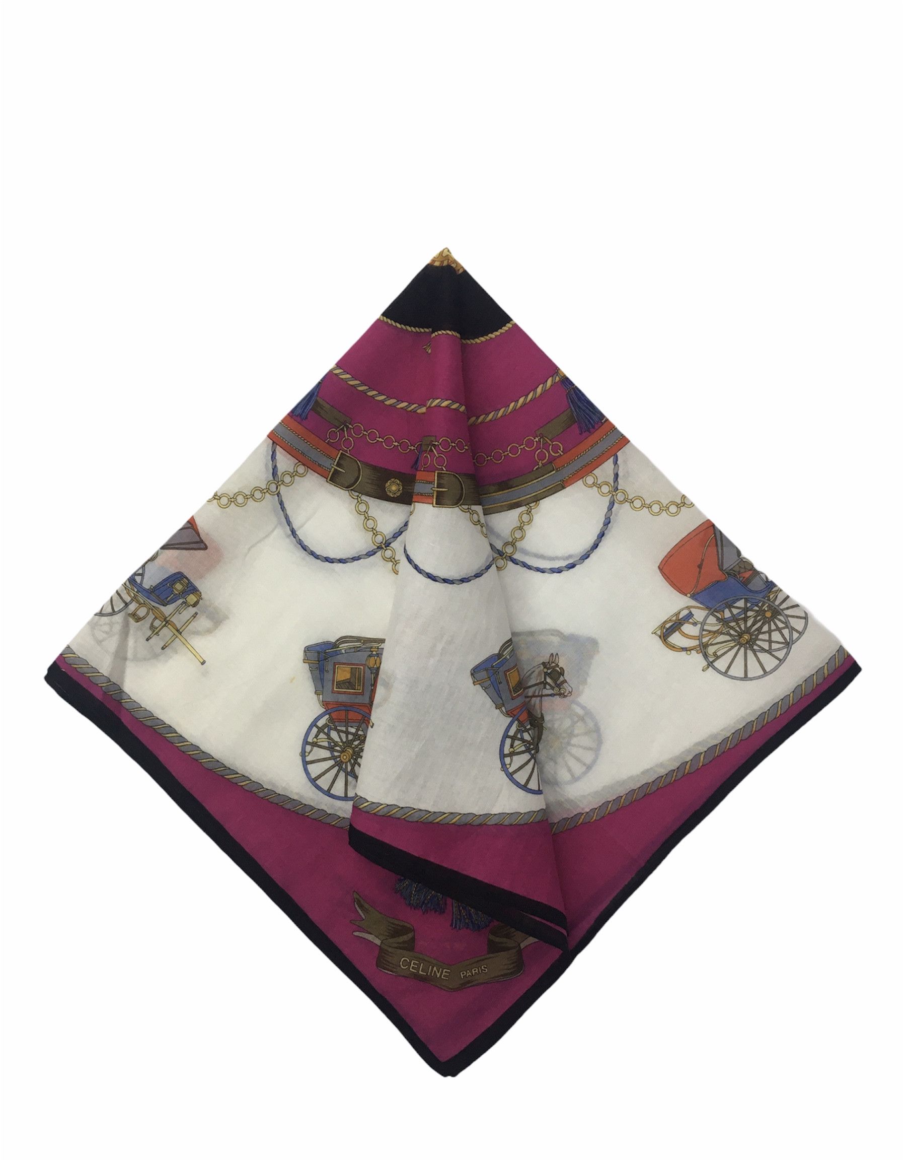 Celine Celine Paris Handkerchief / Bandana / Neckerchief HKC0140 Size ONE SIZE - 1 Thumbnail