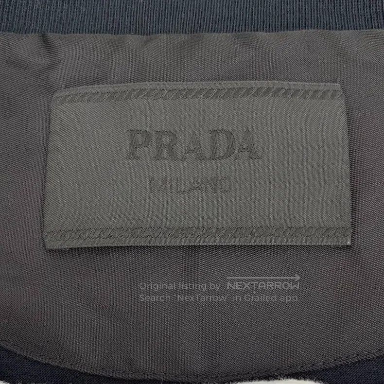 Prada Prada Black triangle-labelled cotton round-neck short-slee Size US M / EU 48-50 / 2 - 6 Thumbnail