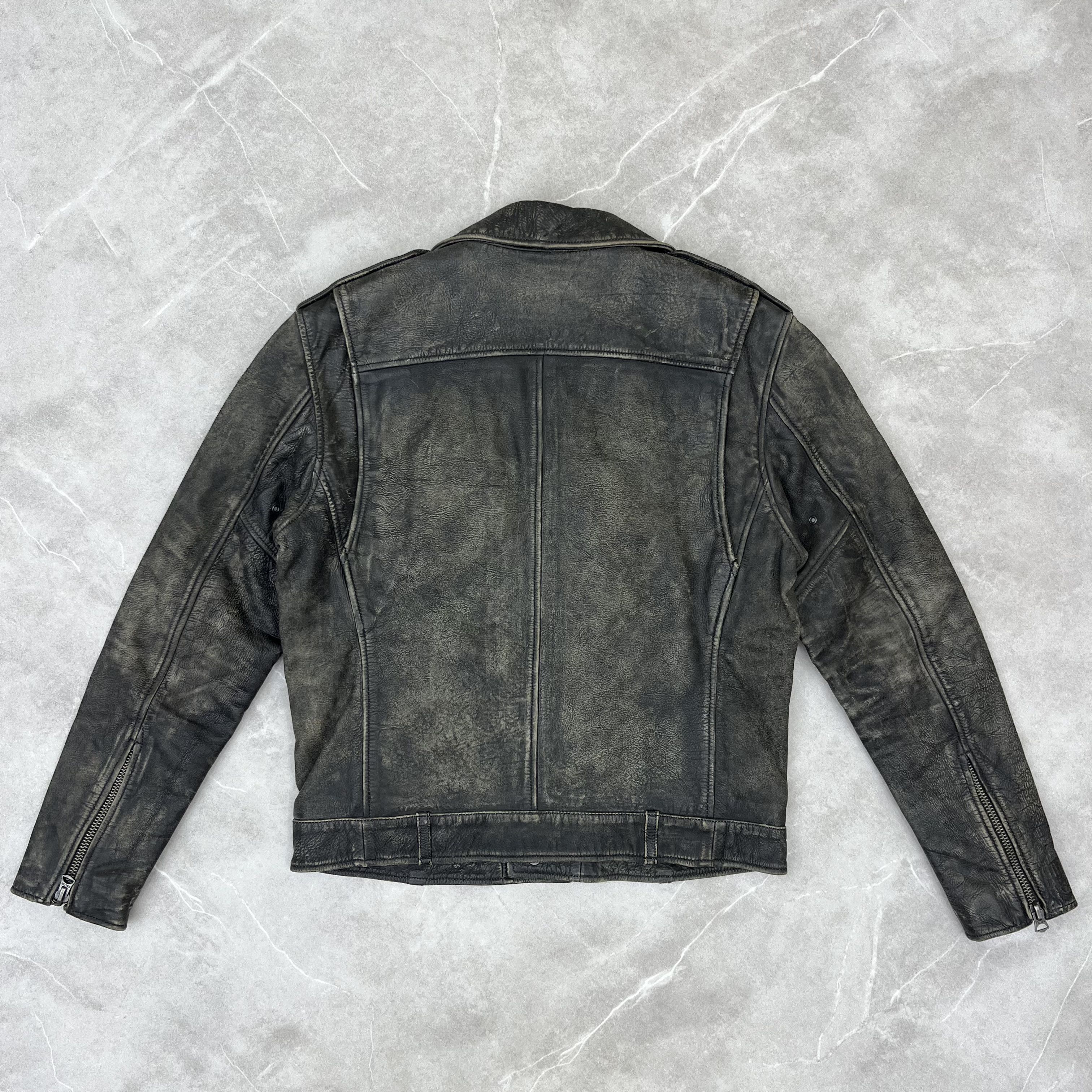 Polo Ralph Lauren Polo Ralph Lauren Moto Leather Jacket RL Mens Biker Jacket Size US M / EU 48-50 / 2 - 5 Thumbnail