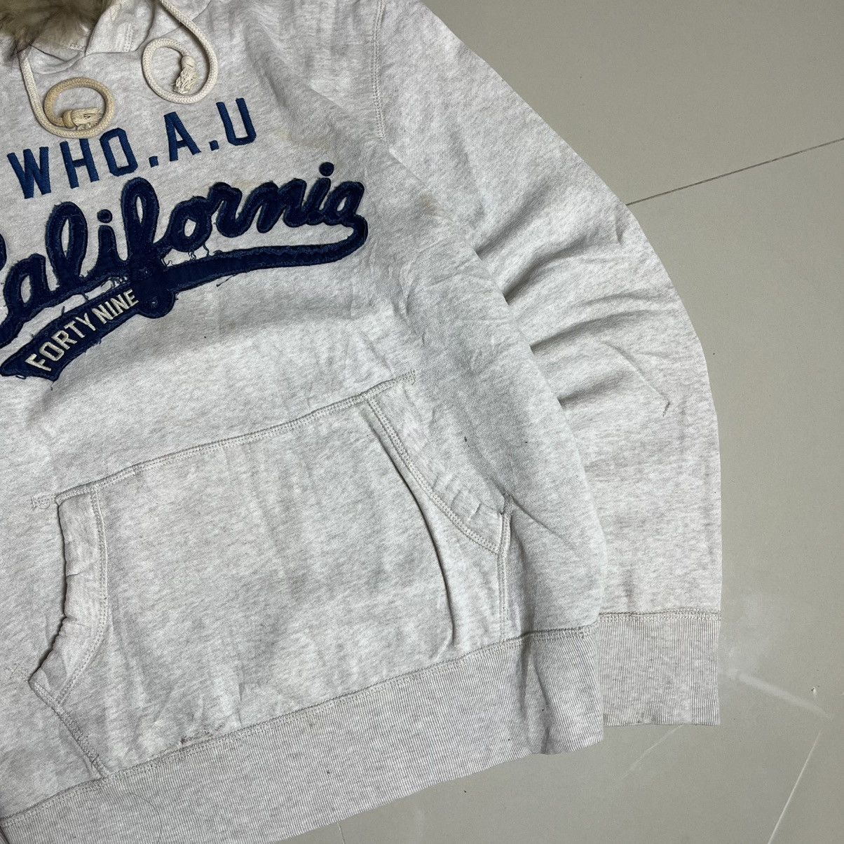 Japanese Brand WHO.A.U California Hoodie – Faux Fur XL Street Fit Size XL / US 12-14 / IT 48-50 - 4 Thumbnail