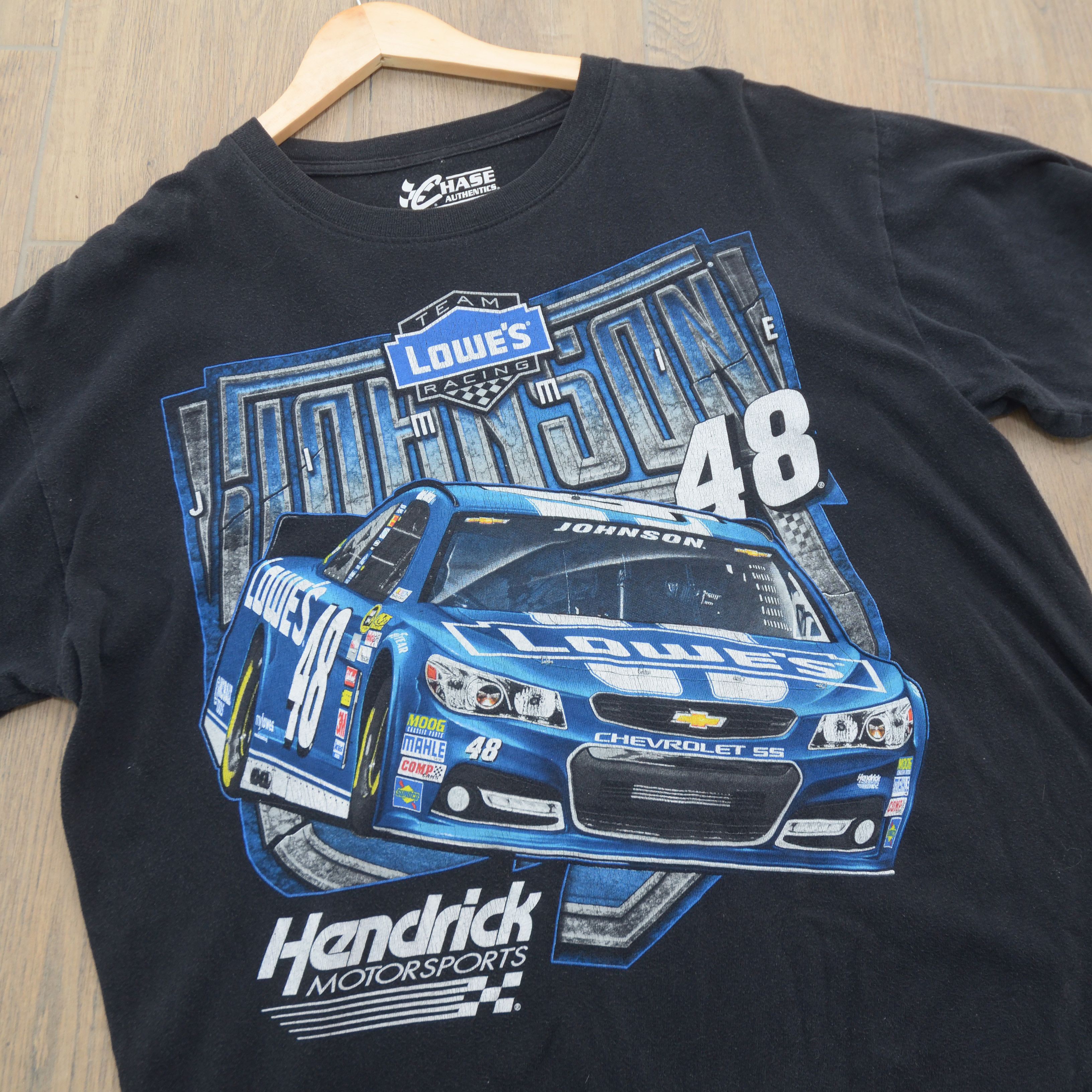 Formula 1 NASCAR Jimmie Johnson #48 Lowes T-Shirt Graphic Racing Merch Size US L / EU 52-54 / 3 - 3 Thumbnail