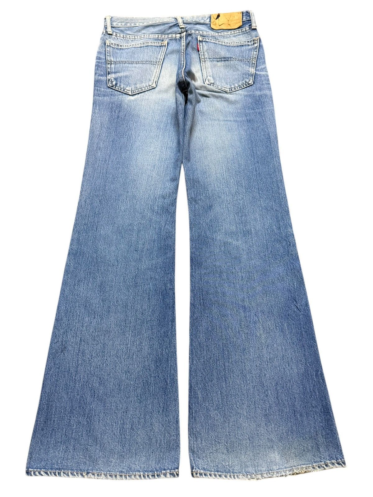 Big John Vintage 90s Big John Faded Wash Wide Leg Bell Bottom Flared Size US 29 - 2 Thumbnail