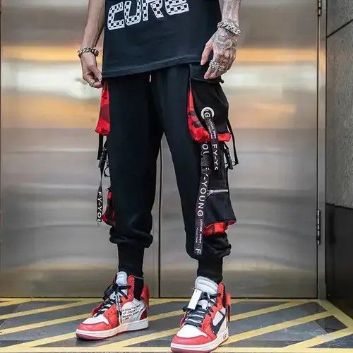 Japanese Brand × Vintage Men's Cargo Pants Casual Hip Hop Size US 32 / EU 48 - 1 Thumbnail