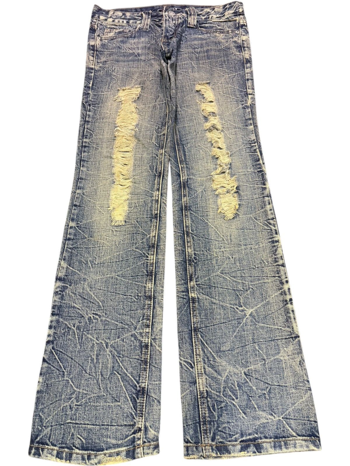 Ksubi Vintage Japanese Brand Rusty Mud Wash Distressed Jeans Size 31" - 1 Thumbnail